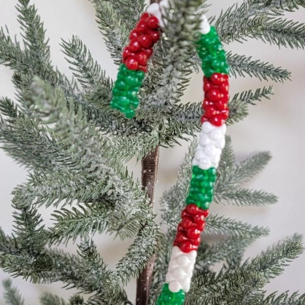 Handmade Candy Cane Ornament